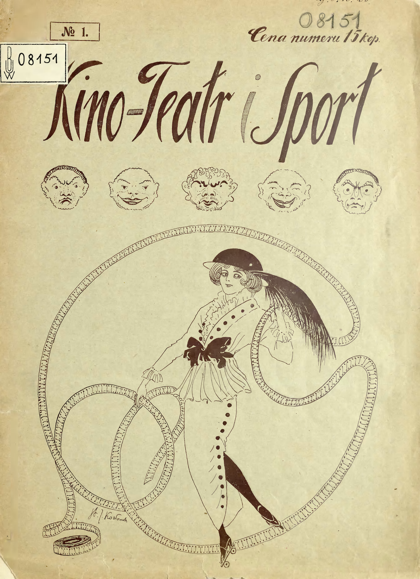 Cover of the Polish magazine Kino-teatr i sport.